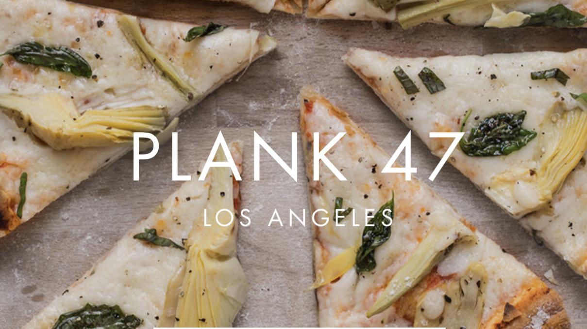 Plank 47 Pizza Menu image 2
